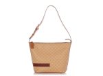 Céline Vintage Beige Triomphe Canvas Shoulder Bag For Cheap