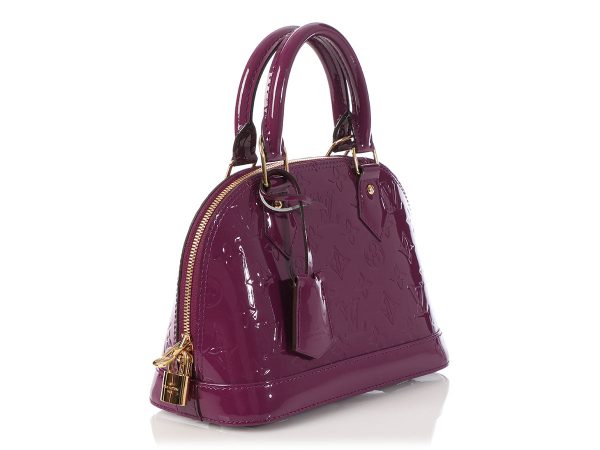 Louis Vuitton Amethyste Monogram Vernis Alma BB For Cheap