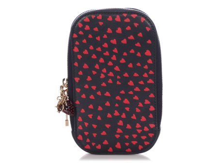 Dior Navy and Red I Love Paris Tech Holder Hot on Sale