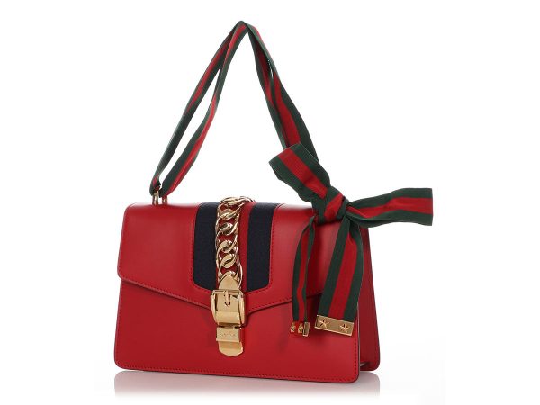 Gucci Medium Red Sylvie Bag Online