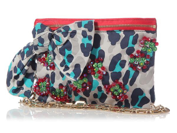 Lanvin Leopard Print Liz Pochette on Sale