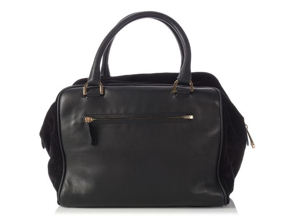 Mulberry Black Maisie Clipper Satchel For Sale