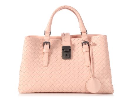 Bottega Veneta Small Pink Roma Bag Sale