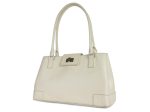 Lambertson-Truex White Leather Shoulder Bag Online