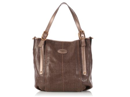 Tod’s Brown G Line Sacca Tote Online