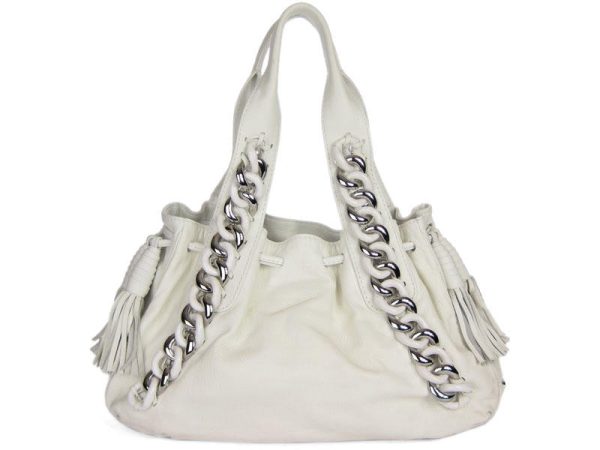 Michael Kors White Chain Link Bag For Cheap