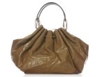 Lanvin Taupe Patent Sac Polisson PM Online now