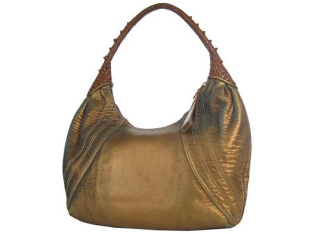 Fendi Bronze Spy Hobo Discount