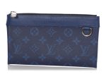 Louis Vuitton Blue Taigarama Pochette Discovery PM Sale