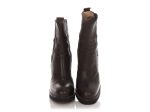 Balenciaga Brown Leather Ankle Boots Discount