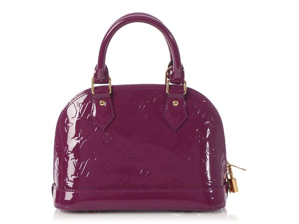 Louis Vuitton Amethyste Monogram Vernis Alma BB For Cheap