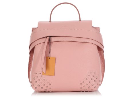 Tod’s Pink Wave Backpack Online now