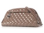 Chanel Medium Taupe Just Mademoiselle Bowling Bag For Discount