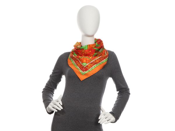 Hermès Lumières de Paris Silk Scarf 90cm Online Hot Sale