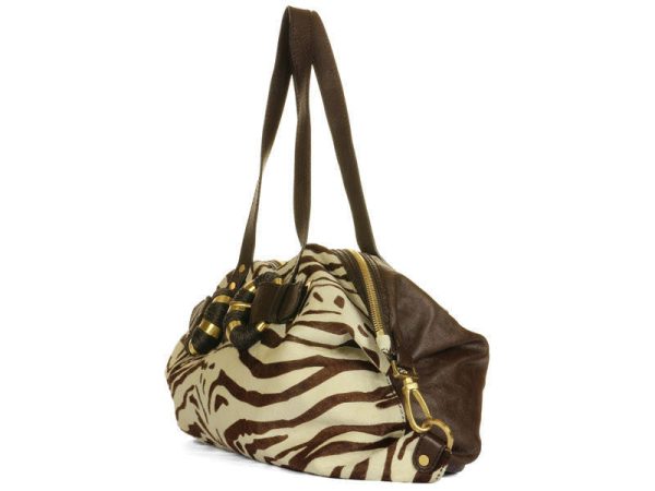 Jimmy Choo Zebra Print Ponyhair Tote Supply