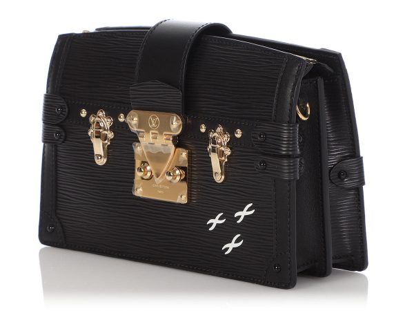 Louis Vuitton Black Epi Trunk Clutch Online now