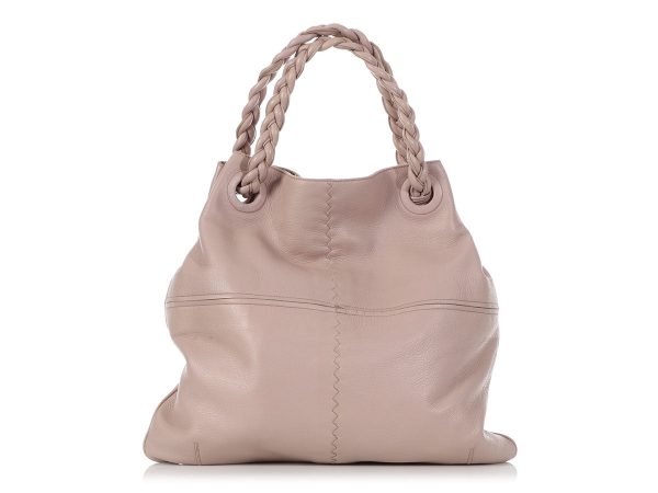 Bottega Veneta Dusty Rose Cervo Deerskin Julie Tote Discount