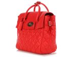 Mulberry Red Cara Delevingne Quilted Convertible Bag Online Sale