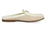 Tod s Cream Canvas Slides For Discount