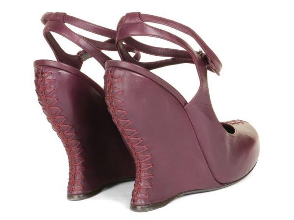 Bottega Veneta Boysenberry Wedge Platforms Supply