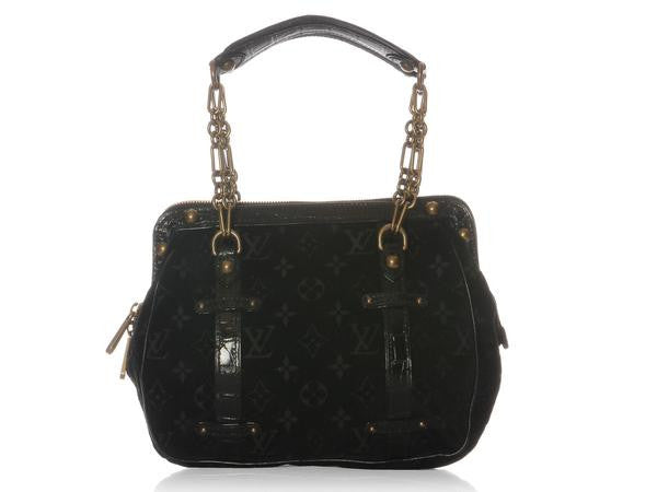 Louis Vuitton Black Velour Gracie GM Online now