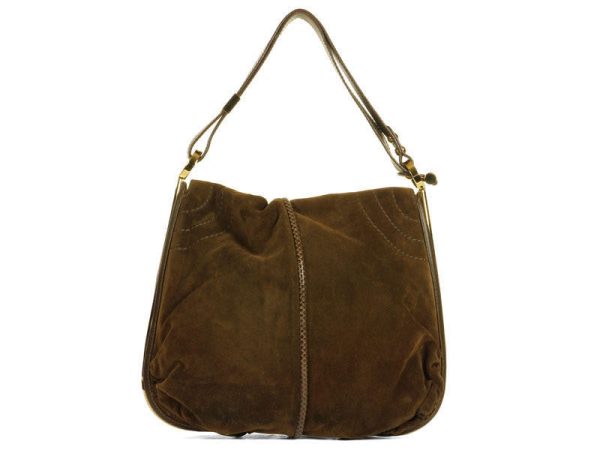 Jimmy Choo Brown Suede Hobo Cheap