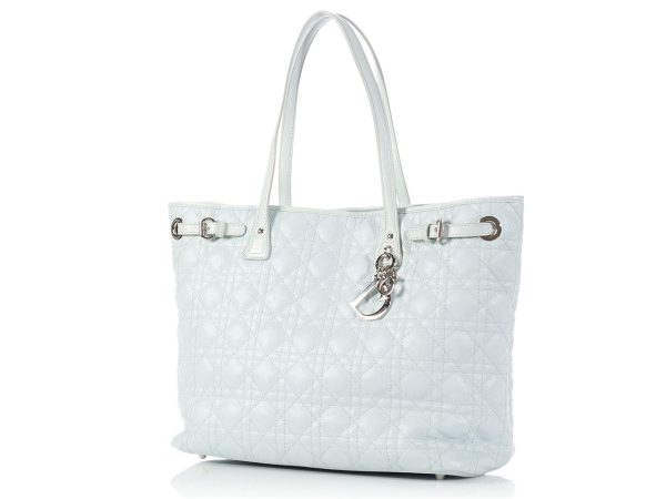 Dior Light Blue Medium Panarea Tote For Sale