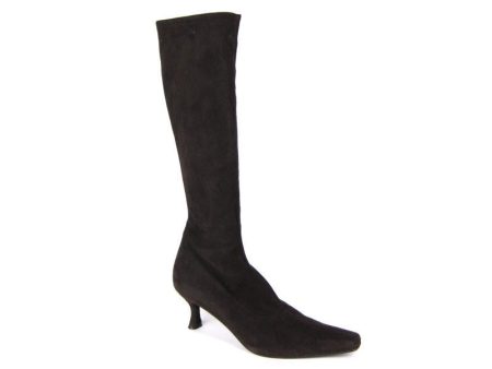 Stuart Weitzman Brown Suede Boots on Sale