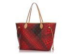 Louis Vuitton Red Kusama Dots Neverfull MM For Discount