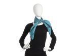 Hermès Blue Brides de Gala Fleuries Dip Dyed Silk Scarf 90cm on Sale