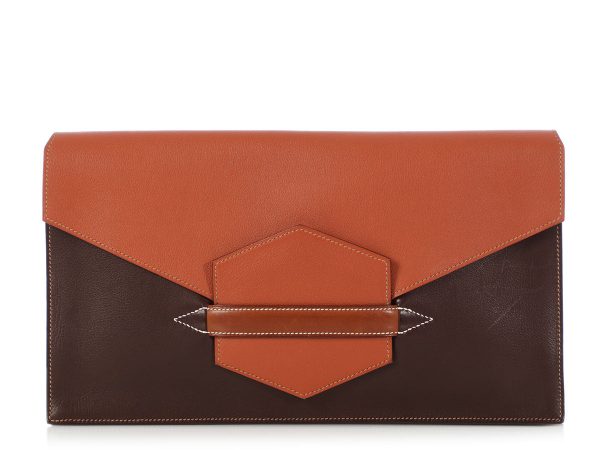 Hermès Tricolor Faco II Convertible Clutch Fashion