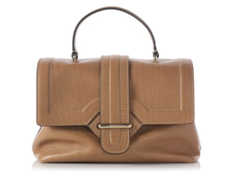 Tod s Light Brown Passante Patta Media Bag Online Hot Sale