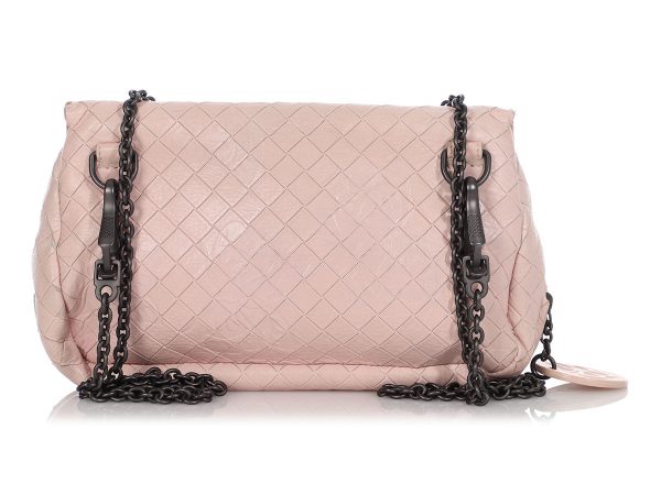 Bottega Veneta Small Embossed Butterfly Chain Crossbody For Sale