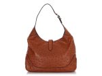 Gucci Medium Gingerbread Ostrich Jackie Hobo Discount