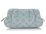 Louis Vuitton Mini Vert Lagon Mahina Scala Pouch For Sale