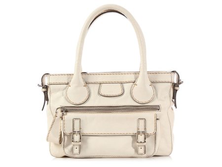 Chloé Blanc Edith Tote Hot on Sale