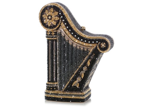 Judith Leiber Couture Carnegie Hall Crystal Harp Clutch For Cheap