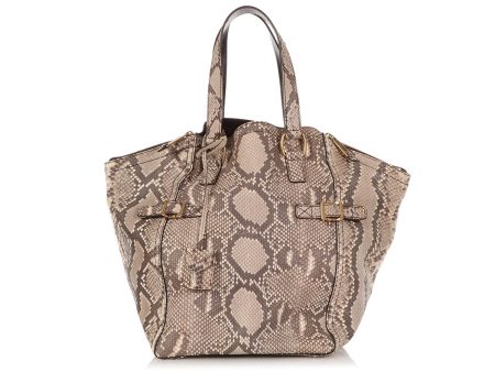 YSL Snakeskin Downtown Hot on Sale