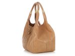 Jimmy Choo Beige Mandah Expandable Hobo on Sale