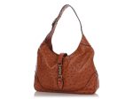 Gucci Medium Gingerbread Ostrich Jackie Hobo Discount