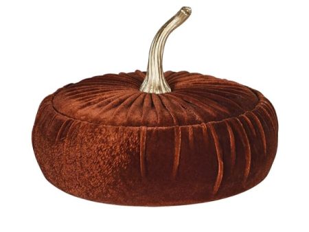 Rust Velvet Pumpkin Box For Cheap