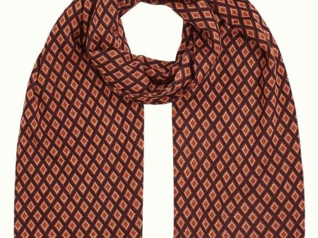 Scarf Brash in Cabernet Red Fashion