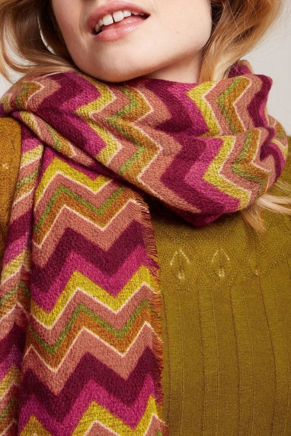 Penny Scarf in Sandelwood Brown For Discount