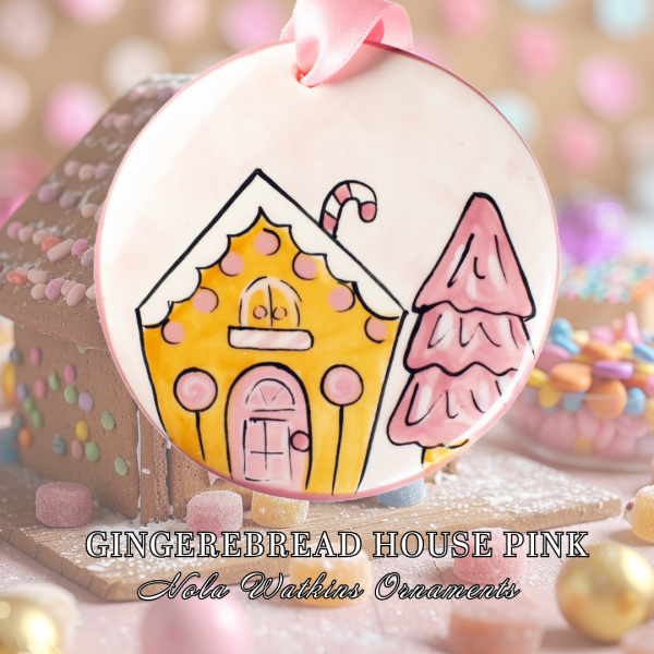 Gingerbread House Pink Supply