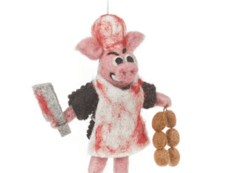 Handmade Felt Vengeful Swine Pig Decoration Online Sale