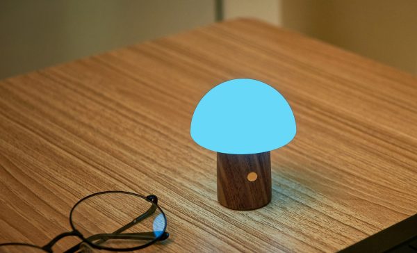 Mini Alice Mushroom Lamp Walnut Online Sale