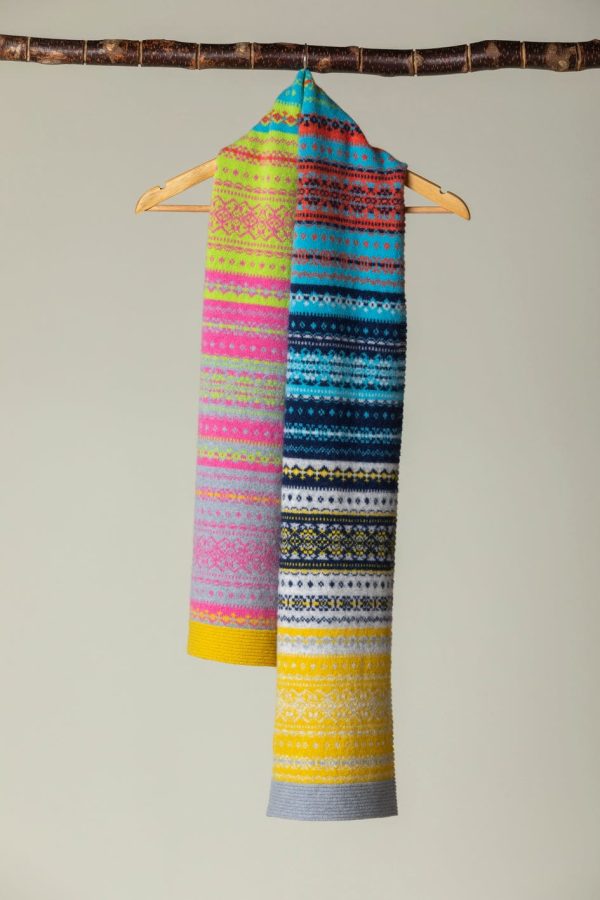 Alloa Fairisle Scarf Hot on Sale