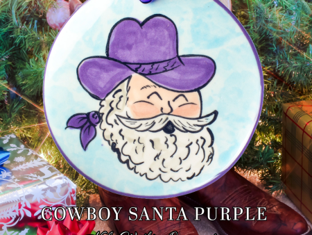 Cowboy Santa Purple Fashion