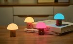 Mini Alice Mushroom Lamp Walnut Online Sale